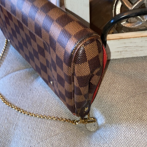 Authentic Louis Vuitton Damier Ebene Favorite MM bag/clutch - Picture 11 of 15